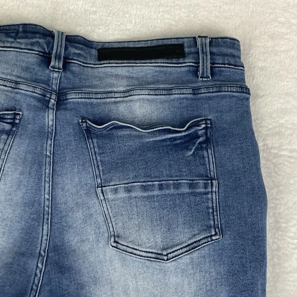 Rockstar Original Ultra Slim Natural Selection Project Distressed Shorts Size 40